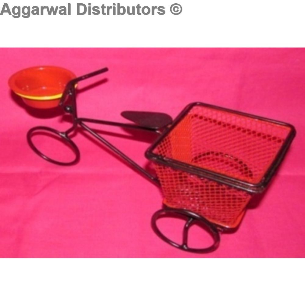 Metal Cycle With Square Basket 2