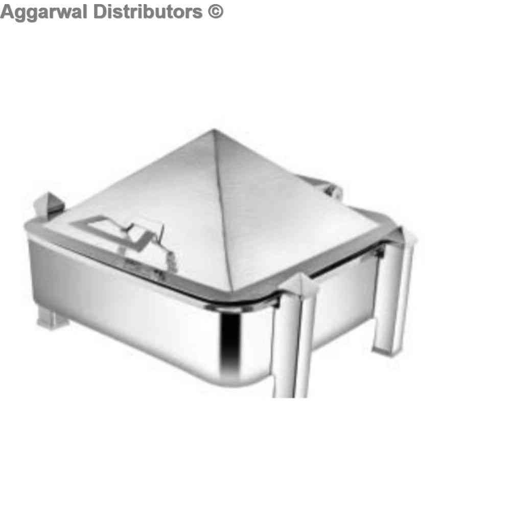 Venus Pyramid Square Chafing Dish With Element 708/PY/EL Cap:- 6.5 ltrs 1