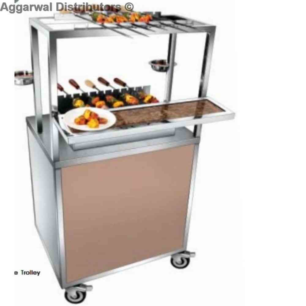 Venus Rose Gold Barbeque Trolley RGBBQ-73053 1