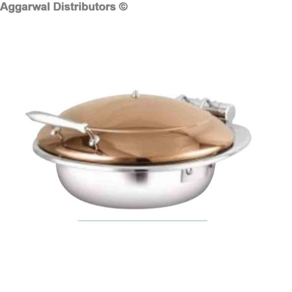 Venus Upper Part Of RD. Rose Gold Chafing Dish 777/RG Cap:- 6.5 ltrs 1