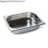 Gn Pan Stainless Steel - Gn Pan 1/2 x 65MM Deep - 4 Ltrs - 12.80 x 10.40 x 2.50