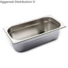 Gn Pan Stainless Steel - Gn Pan 1/3 x 100MM Deep - 3.5 Ltrs - 12.80 x 7.00 x 4.00