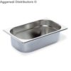 Gn Pan Stainless Steel - Gn Pan 1/4 x 100MM Deep - 2.5 Ltrs - 10.40 x 6.40 x 4.00