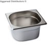 Gn Pan Stainless Steel - Gn Pan 1/6 x 100MM Deep - 1.5 Ltrs - 7.00 x 6.40 x 4.00