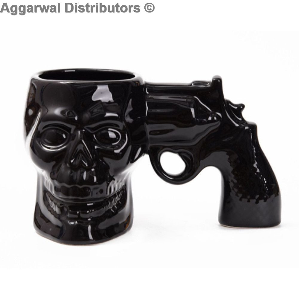 Skull Gun Mug 1