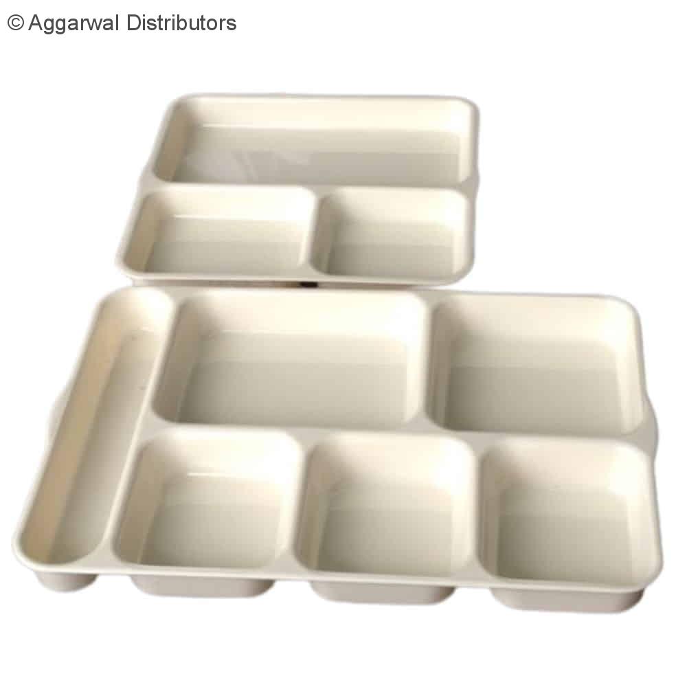 Kenford 6 Compartment Thali Rectangle DCT1014 Only Thali 3