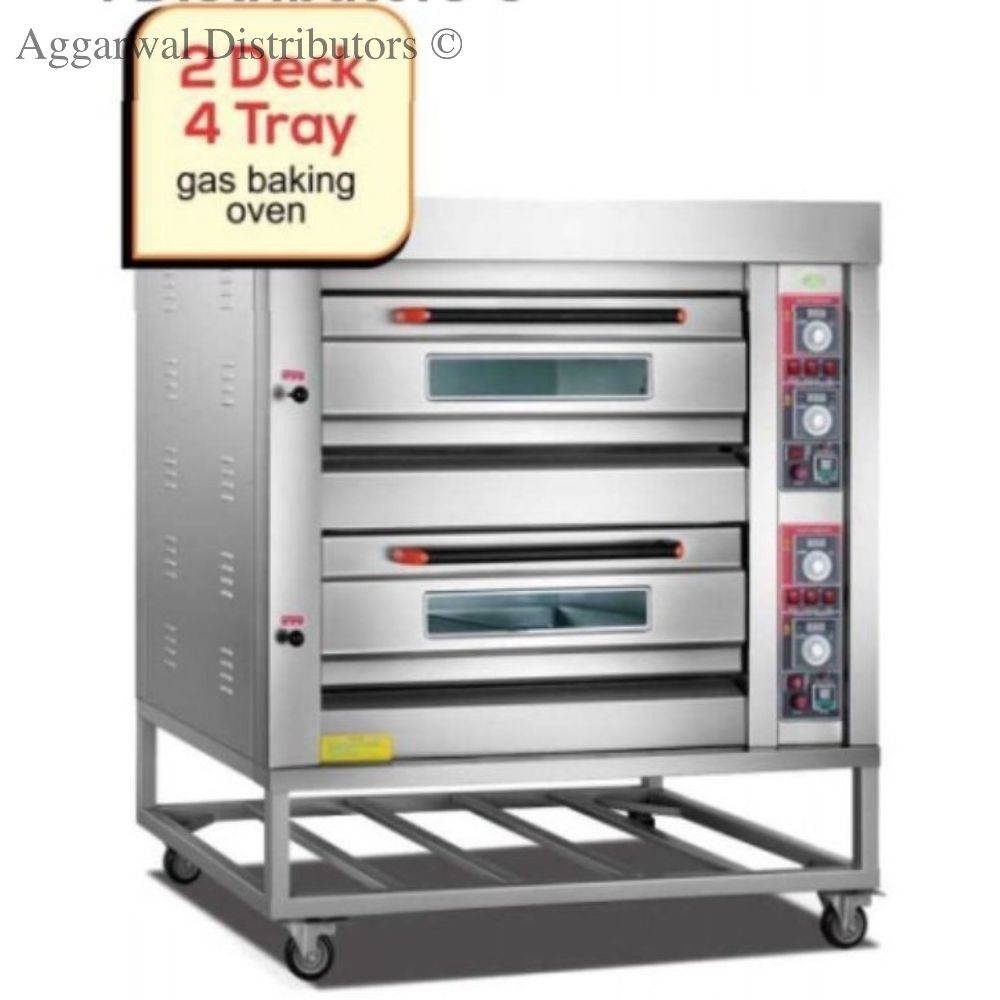 Gas Baking Oven 2 Deck - 4 Tray YCQ-2-4D 1
