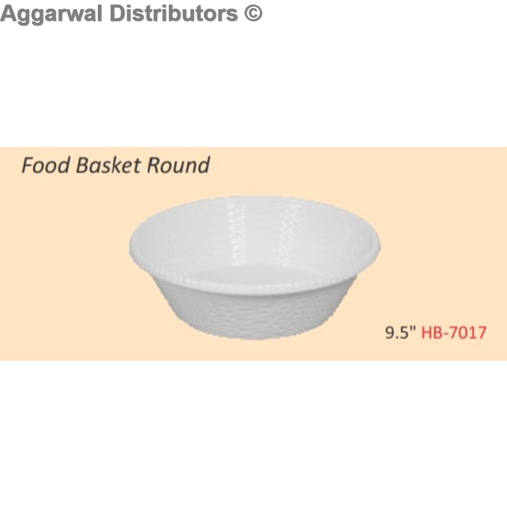 Glare Food Basket Round