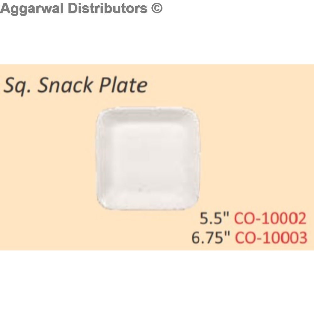 Glare Sq. Snack Plate