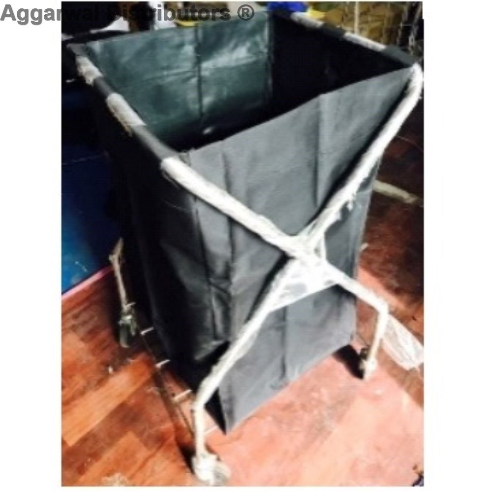 STAINLESS STEEL LAUNDRY X-CART