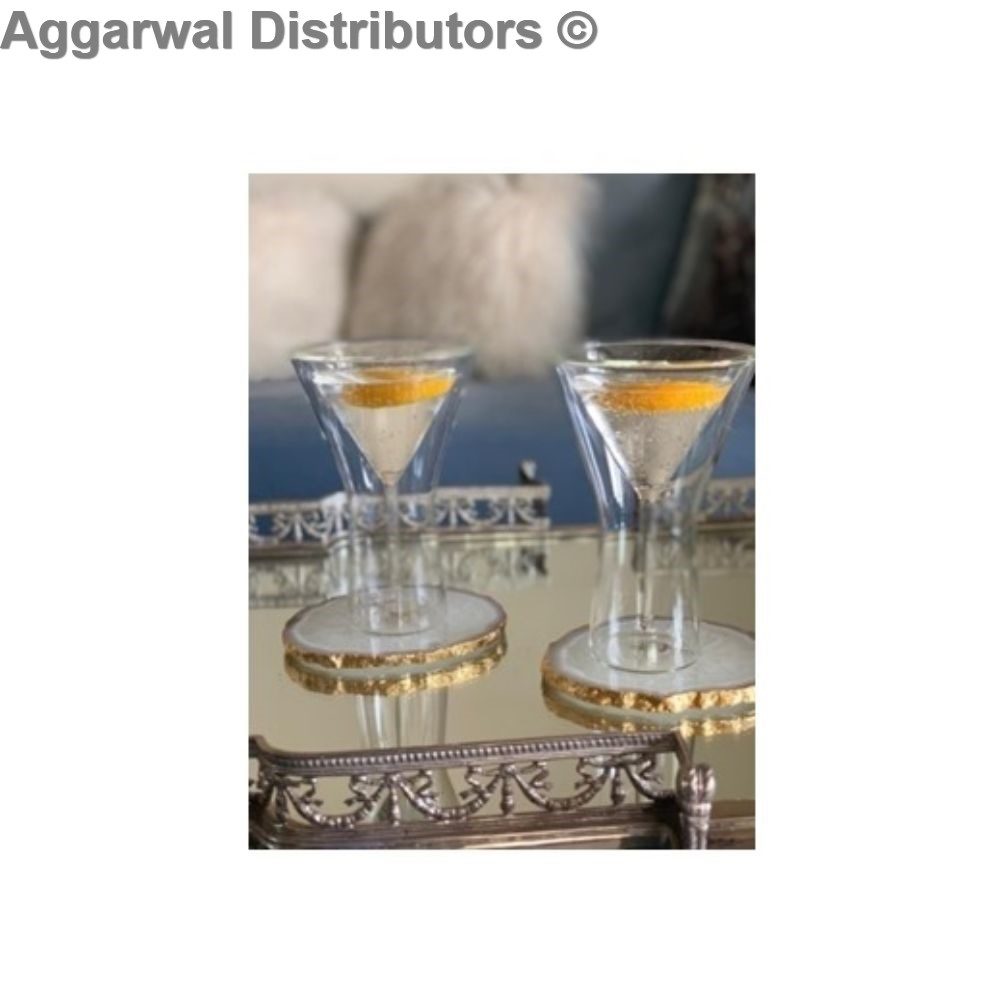 Devnow - Double Wall Glass Cocktail Shape (Set of 2) 1