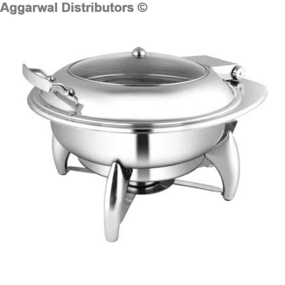 Regency Equisite Square Glass Lid Chafing Dish 303 1
