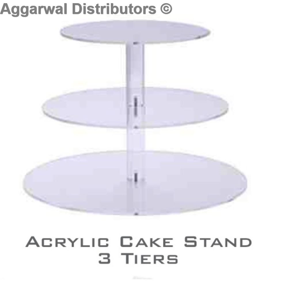Acrylic cake stand 3 Tiers