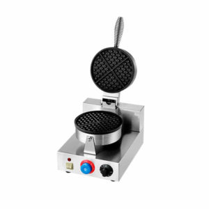 horeca247 round waffle maker machine electric