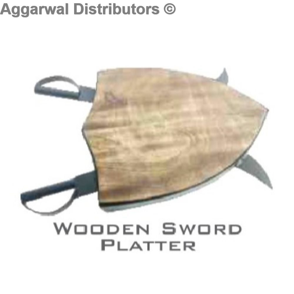 Wooden Sword Platter