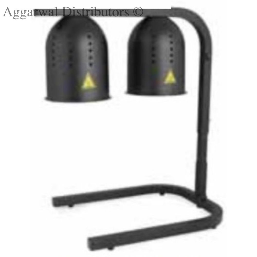 Food Warming Lamps (Black) Size: 425 × 350 × 780 mm Power: 250w × 2