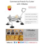 French fry cutter with 3 blade