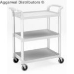 ABS Trolly White 3 Tier