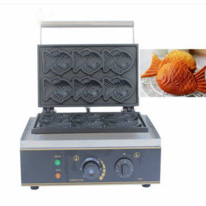 horeca247 fish waffle maker 6 pc
