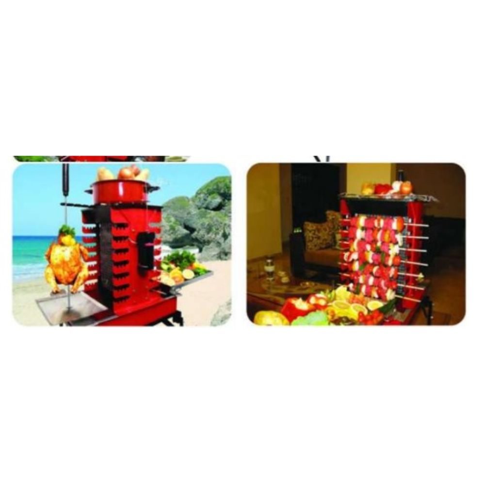 Horeca247 Fire Tower Charcoal Barbeque Shawarma Machine 1