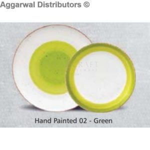 Clay Craft Pastel Collection Hand Painted 01 Green