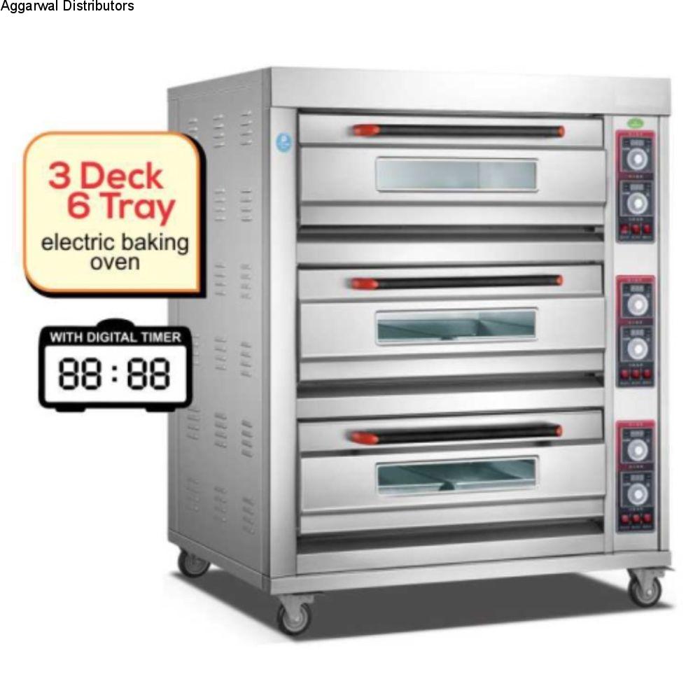 Electric Baking Oven-3 Deck-6 Tray-YCD 3-6D [With Digital Timer] 1