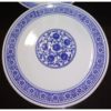 Porcelain Crockery Blue Band Floral - Full Plate 10 inch