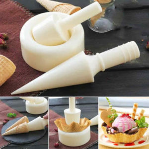 Plastic Mould For Waffle Cone Baker Set of of 3