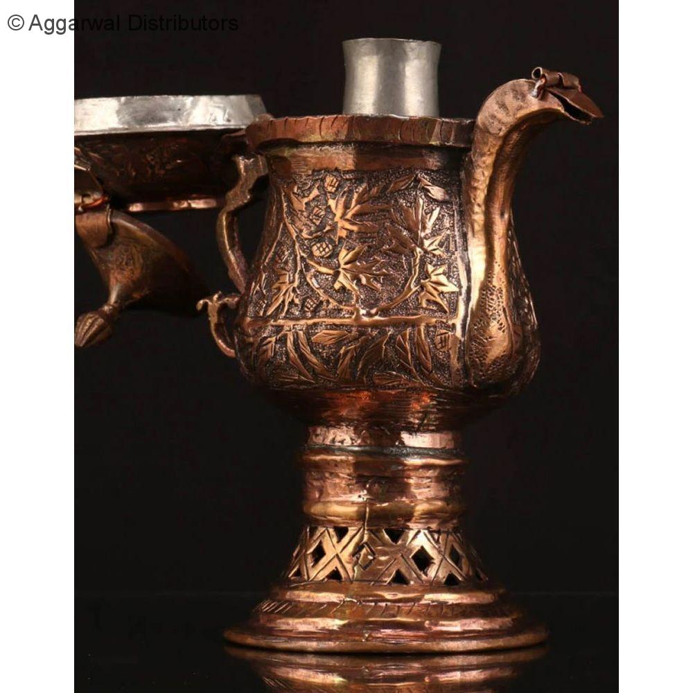 Horeca247 Kashmiri Copper Samovar Tea / Kahwa (kava) Kettle