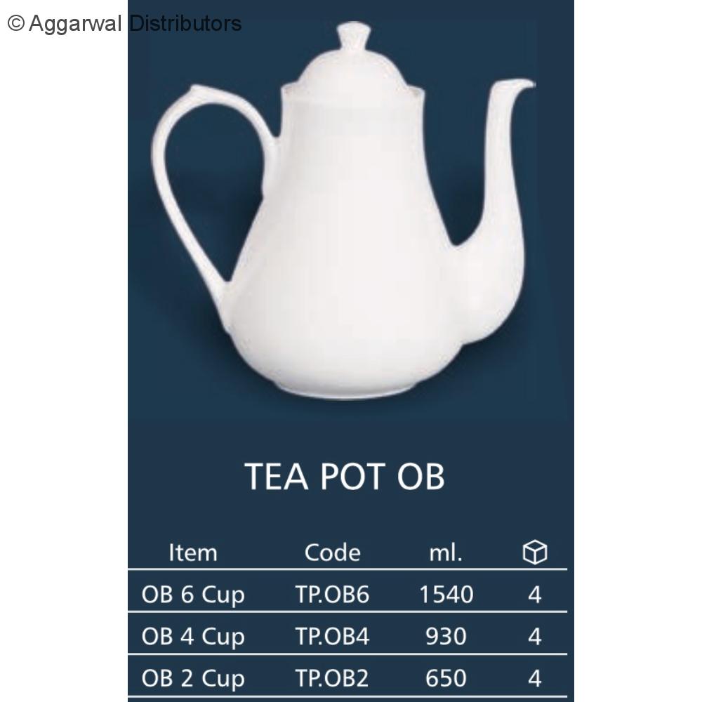 Clay Craft Tea Pot Ob 6 Cup 2