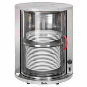 Horeca247 Table Top Plate Warmer With Glass Front