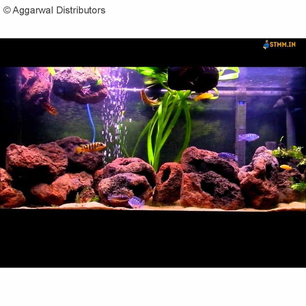 Rocks for Aquarium Fish Tank Red Colour