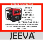Generator information of Jeeva mini sugarcane juicer