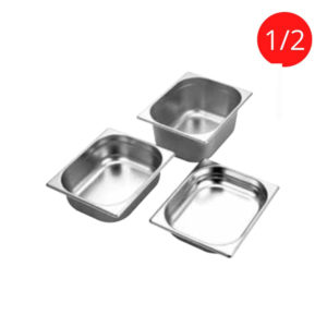 horeca247 stainless steel gn pan 1x2 size