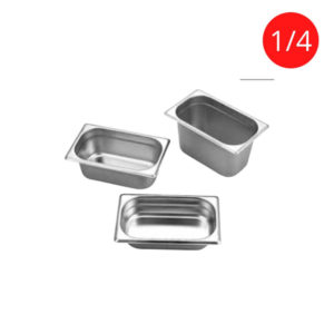 horeca247 stainless steel gn pan 1x4 size