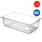 Cambro NSF approved Polycarbonate gn pan 1x1 size