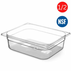 Cambro NSF approved Polycarbonate gn pan 1x2 size
