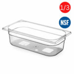 Cambro NSF approved Polycarbonate gn pan 1x3 size