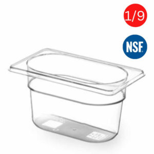 Cambro NSF approved Polycarbonate gn pan 1x9 size