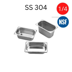 stainless steel 304 gn pan 1x4 size