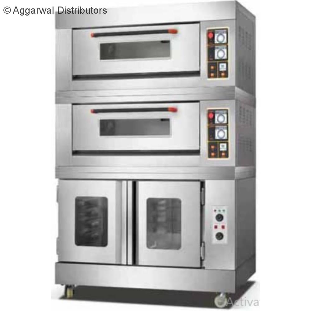 horeca247 electric baking oven 2 Deck 4 Tray with proofer EBOP 24